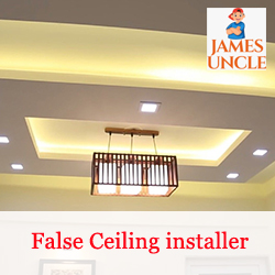 False Ceiling installer Mr. Md Kalam in Nilganj Bazaar